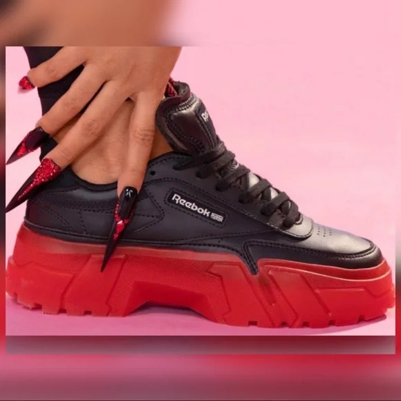 B Shoes Cardi B Red And Black Reebok Reebok Sneakers Cardi Reebok